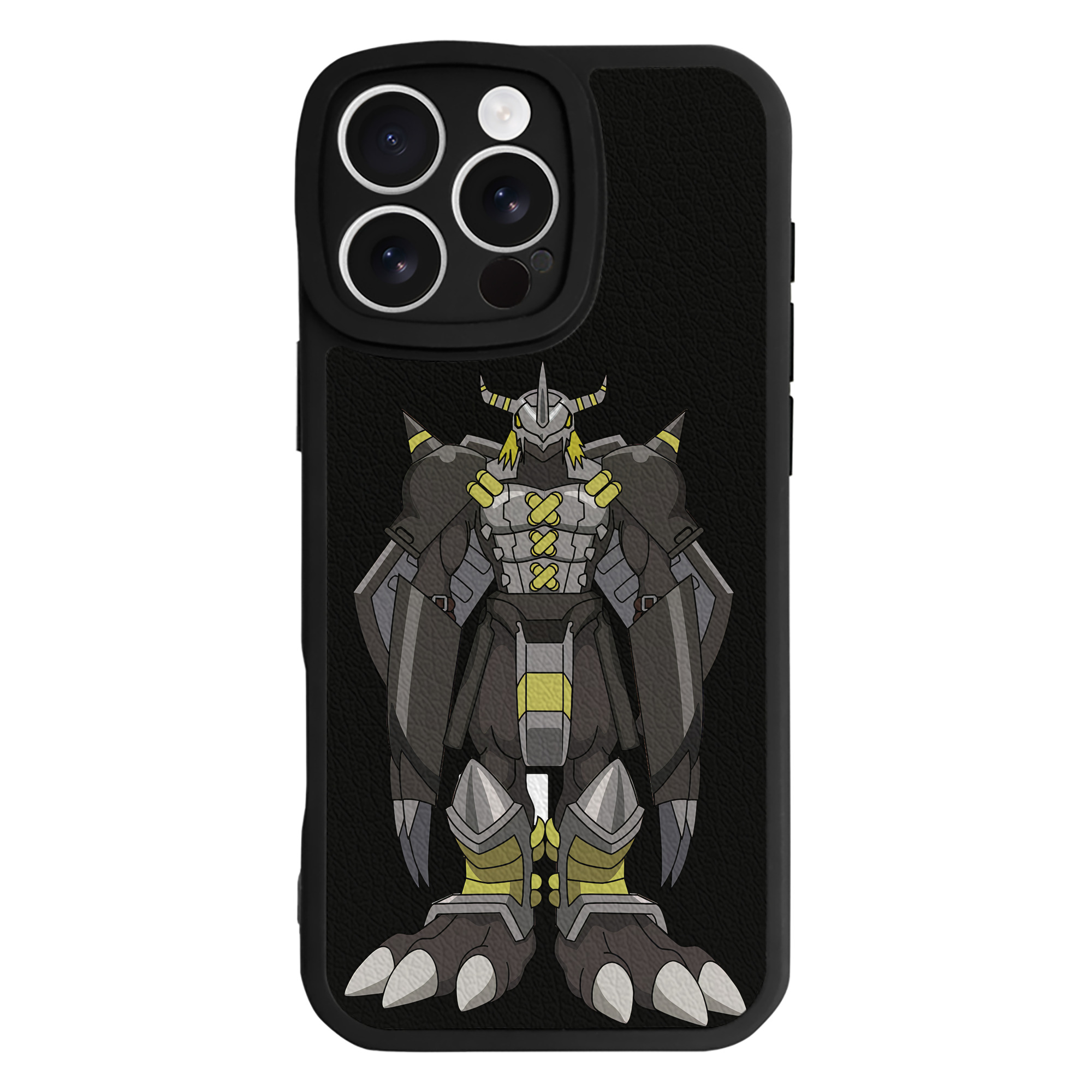 （画像用） Digimon デジタルモンスター/デジモン 【iPhone 16シリーズ対応】シリコンスマホケース（レザー調） 材質：シリコン